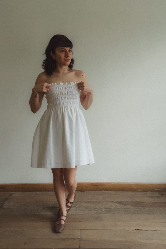 Eloise dress~ white